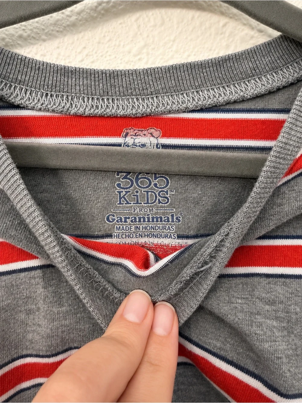 365 Kids from Garanimals Boys Long Sleeve Striped Shirt | Size 7